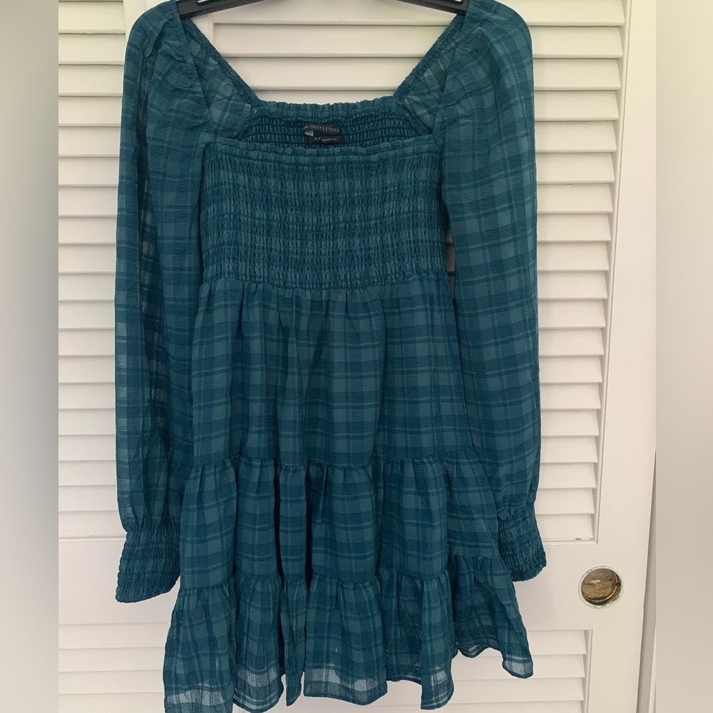 Urban Outfitters Plaid Green Dress Small